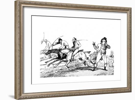 How to Escape Winning, 1791-Thomas Rowlandson-Framed Giclee Print