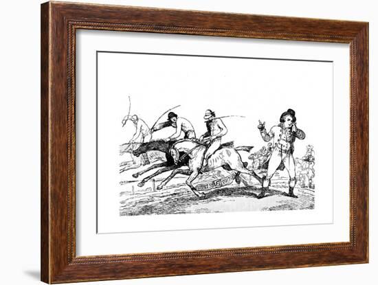 How to Escape Winning, 1791-Thomas Rowlandson-Framed Giclee Print