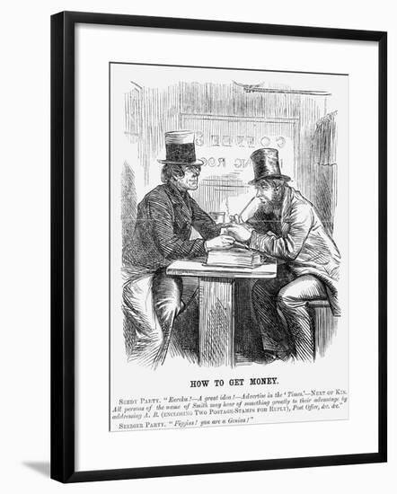 How to Get Money, 1859-null-Framed Giclee Print