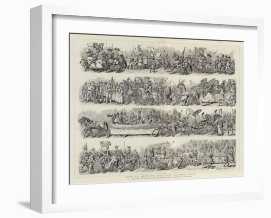 How to Improve the Lord Mayor's Show-Charles Edwin Fripp-Framed Giclee Print