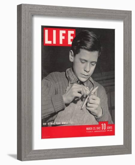 How to Make Model Airplanes, March 23, 1942-Charles E. Steinheimer-Framed Photographic Print