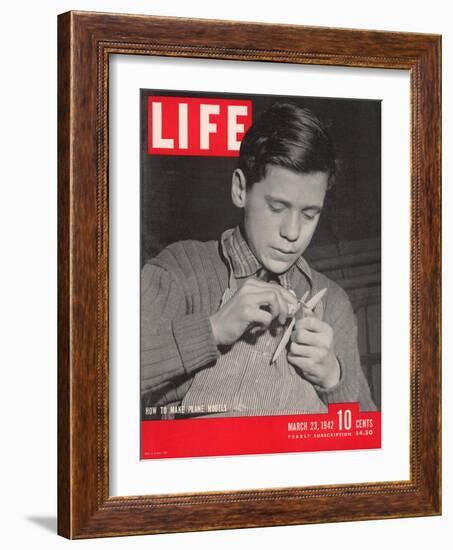 How to Make Model Airplanes, March 23, 1942-Charles E. Steinheimer-Framed Photographic Print