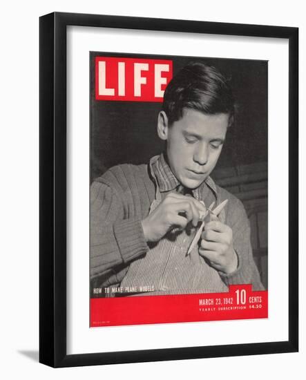 How to Make Model Airplanes, March 23, 1942-Charles E. Steinheimer-Framed Photographic Print