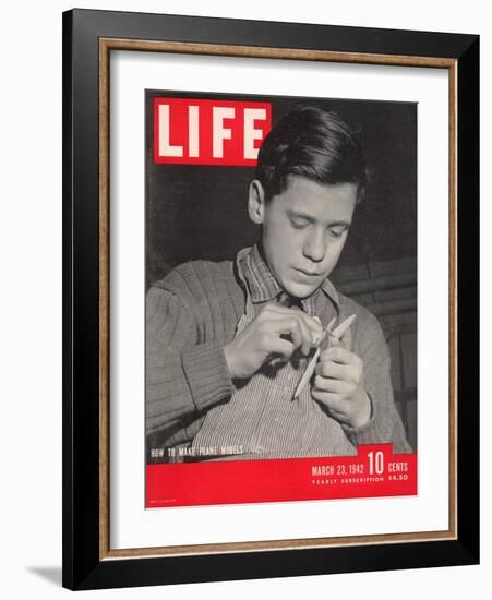 How to Make Model Airplanes, March 23, 1942-Charles E. Steinheimer-Framed Photographic Print