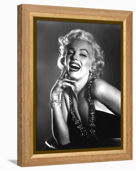 HOW TO MARRY A MILLIONAIRE, 1953 directed by JEAN NEGULESCO Maeilyn Monroe (b/w photo)-null-Framed Stretched Canvas