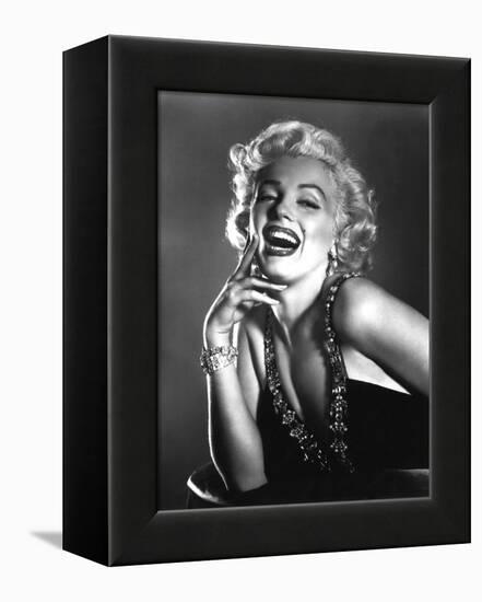 HOW TO MARRY A MILLIONAIRE, 1953 directed by JEAN NEGULESCO Maeilyn Monroe (b/w photo)-null-Framed Stretched Canvas