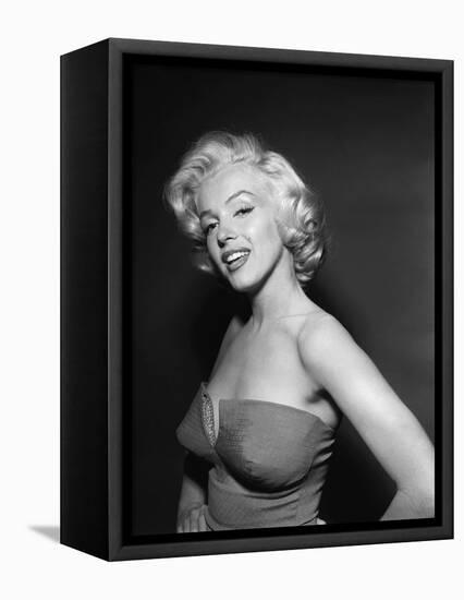 HOW TO MARRY A MILLIONAIRE, 1953 directed by JEAN NEGULESCO Maeilyn Monroe (b/w photo)-null-Framed Stretched Canvas