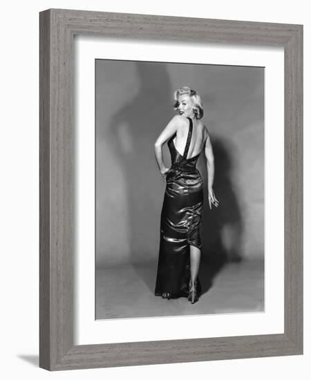 HOW TO MARRY A MILLIONAIRE, 1953 directed by JEAN NEGULESCO Maeilyn Monroe (b/w photo)-null-Framed Photo