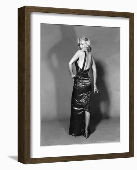 HOW TO MARRY A MILLIONAIRE, 1953 directed by JEAN NEGULESCO Maeilyn Monroe (b/w photo)-null-Framed Photo