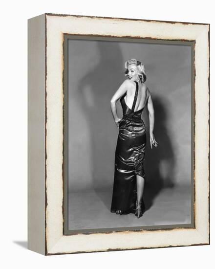 HOW TO MARRY A MILLIONAIRE, 1953 directed by JEAN NEGULESCO Maeilyn Monroe (b/w photo)-null-Framed Stretched Canvas