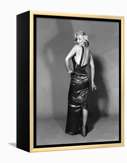 HOW TO MARRY A MILLIONAIRE, 1953 directed by JEAN NEGULESCO Maeilyn Monroe (b/w photo)-null-Framed Stretched Canvas