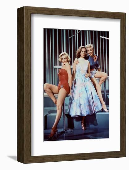 HOW TO MARRY A MILLIONAIRE, 1953 directed by JEAN NEGULESCO Maeilyn Monroe, Lauren Bacall and Betty-null-Framed Photo
