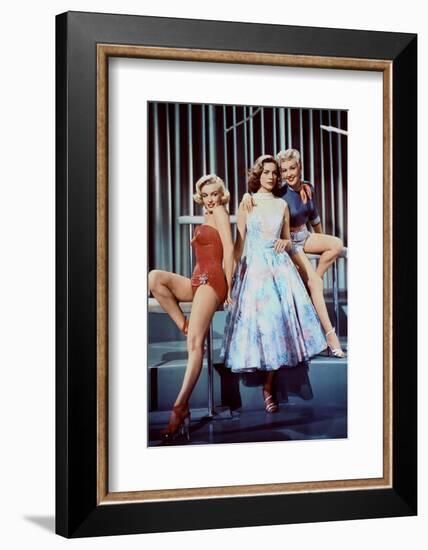 HOW TO MARRY A MILLIONAIRE, 1953 directed by JEAN NEGULESCO Maeilyn Monroe, Lauren Bacall and Betty-null-Framed Photo