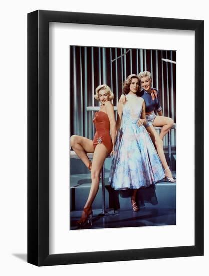 HOW TO MARRY A MILLIONAIRE, 1953 directed by JEAN NEGULESCO Maeilyn Monroe, Lauren Bacall and Betty-null-Framed Photo