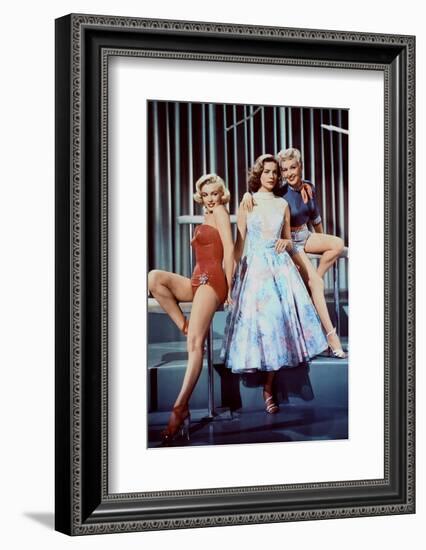 HOW TO MARRY A MILLIONAIRE, 1953 directed by JEAN NEGULESCO Maeilyn Monroe, Lauren Bacall and Betty-null-Framed Photo