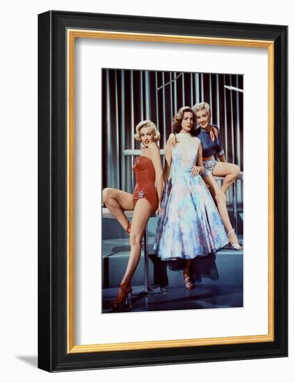 HOW TO MARRY A MILLIONAIRE, 1953 directed by JEAN NEGULESCO Maeilyn Monroe, Lauren Bacall and Betty-null-Framed Photo