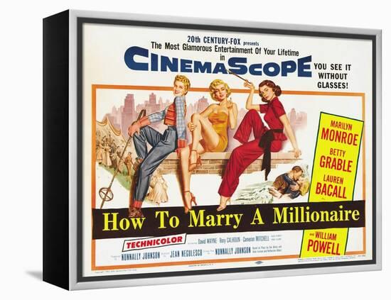 How to Marry a Millionaire, 1953-null-Framed Premier Image Canvas