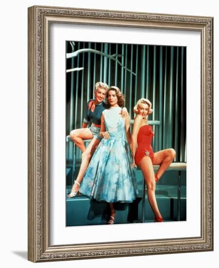 How To Marry A Millionaire, Betty Grable, Lauren Bacall, Marilyn Monroe, 1953-null-Framed Photo