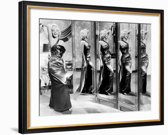 How to Marry a Millionaire, Marilyn Monroe, 1953-null-Framed Photo