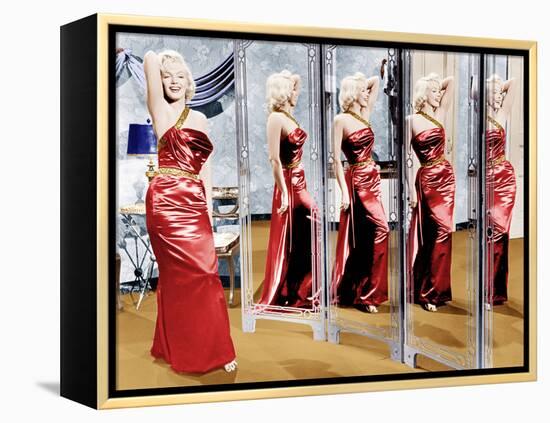 How to Marry a Millionaire, Marilyn Monroe, 1953-null-Framed Stretched Canvas