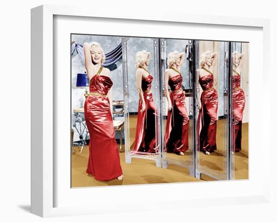 How to Marry a Millionaire, Marilyn Monroe, 1953-null-Framed Photo