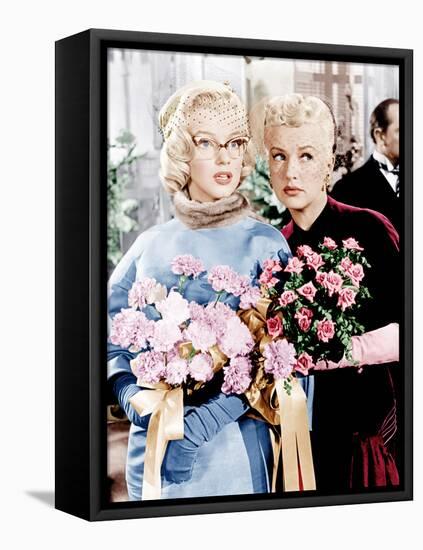 How to Marry a Millionaire, Marilyn Monroe, Betty Grable, 1953-null-Framed Stretched Canvas