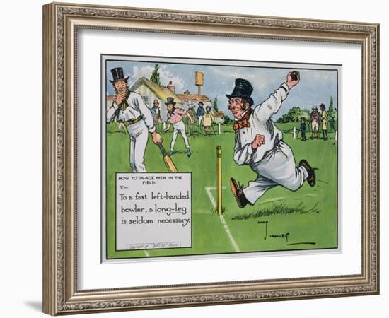 How to Place Men in the Field-Charles Crombie-Framed Giclee Print