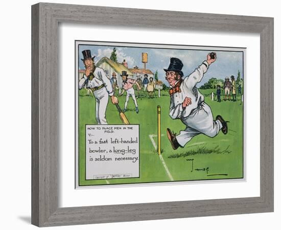 How to Place Men in the Field-Charles Crombie-Framed Giclee Print