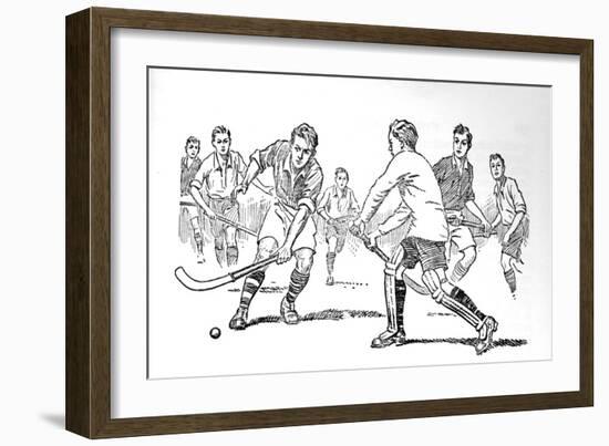 How to Play Hockey, 1937-null-Framed Giclee Print