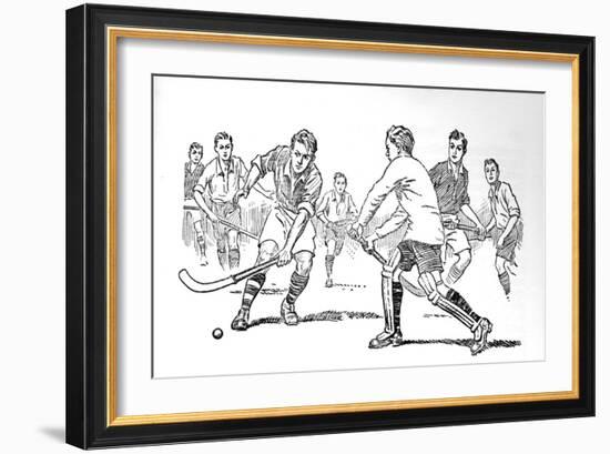 How to Play Hockey, 1937-null-Framed Giclee Print