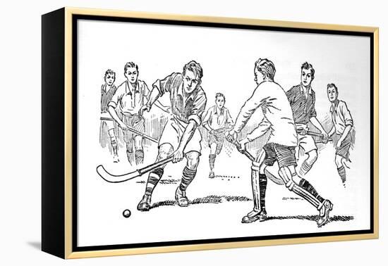 How to Play Hockey, 1937-null-Framed Premier Image Canvas