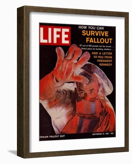 How You Can Survive Fallout, September 15, 1961-Ralph Morse-Framed Photographic Print