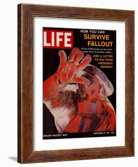 How You Can Survive Fallout, September 15, 1961-Ralph Morse-Framed Photographic Print