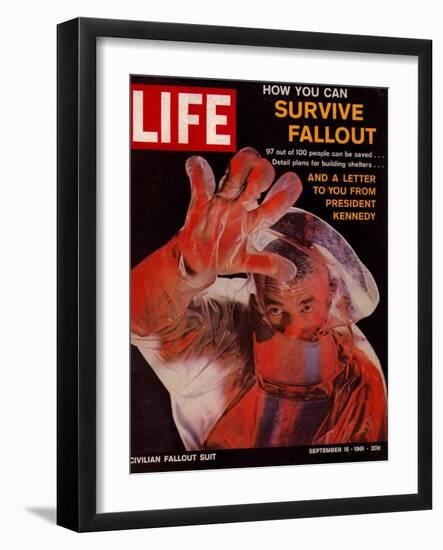 How You Can Survive Fallout, September 15, 1961-Ralph Morse-Framed Photographic Print