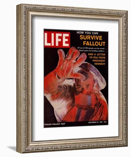 How You Can Survive Fallout, September 15, 1961-Ralph Morse-Framed Photographic Print