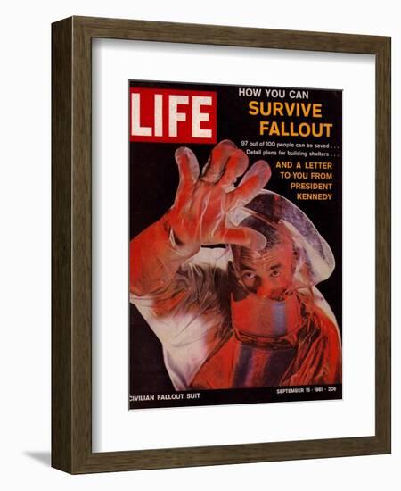 How You Can Survive Fallout, September 15, 1961-Ralph Morse-Framed Photographic Print