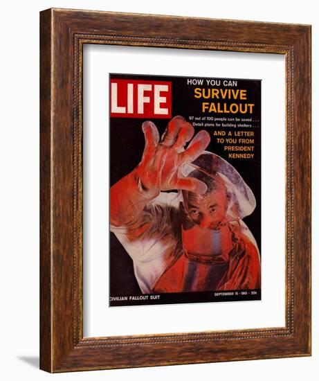 How You Can Survive Fallout, September 15, 1961-Ralph Morse-Framed Photographic Print