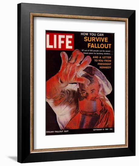 How You Can Survive Fallout, September 15, 1961-Ralph Morse-Framed Photographic Print