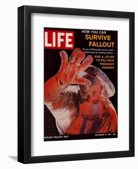 How You Can Survive Fallout, September 15, 1961-Ralph Morse-Framed Photographic Print