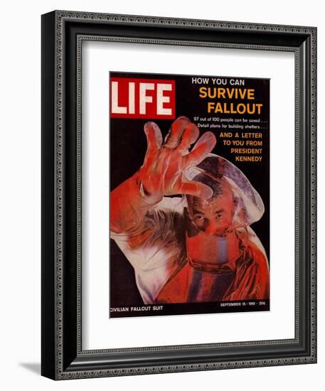 How You Can Survive Fallout, September 15, 1961-Ralph Morse-Framed Photographic Print