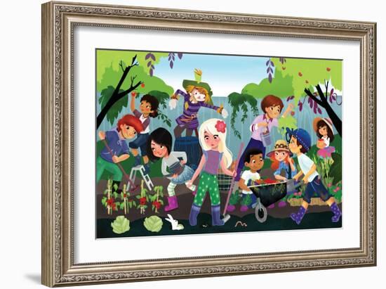 How Your Garden Grows - Jack & Jill-Tatevik Avakyan-Framed Giclee Print