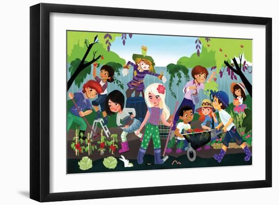 How Your Garden Grows - Jack & Jill-Tatevik Avakyan-Framed Giclee Print