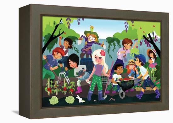 How Your Garden Grows - Jack & Jill-Tatevik Avakyan-Framed Premier Image Canvas