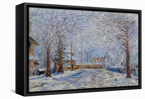 Howard Ave., Snow-Anthony Butera-Framed Premier Image Canvas