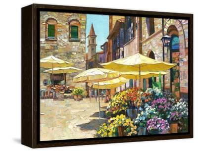 Siena Flower Market Premium Giclee Print - Howard Behrens | Art.com