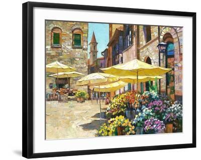 Siena Flower Market' Art Print - Howard Behrens | Art.com