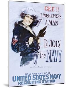 Gee!! I Wish I Were a Man, c.1918 by Howard Chandler Christy