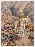 Lord Roberts on the March to Kandahar-Howard Davie-Framed Art Print