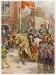 Lord Roberts on the March to Kandahar-Howard Davie-Art Print