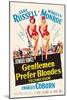 Howard Hawks' Gentlemen Prefer Blondes, 1953, "Gentlemen Prefer Blondes" Directed by Howard Hawks-null-Mounted Giclee Print